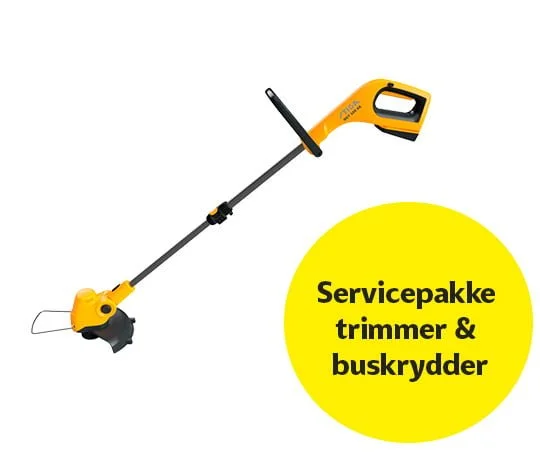 Servicepakke trimmer/buskrydder Servicepakke trimmerogbuskrydder