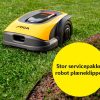 Stor servicepakke robotplæneklipper inkl. vinteropbevaring og afh./levering Stor servicepakke Stiga